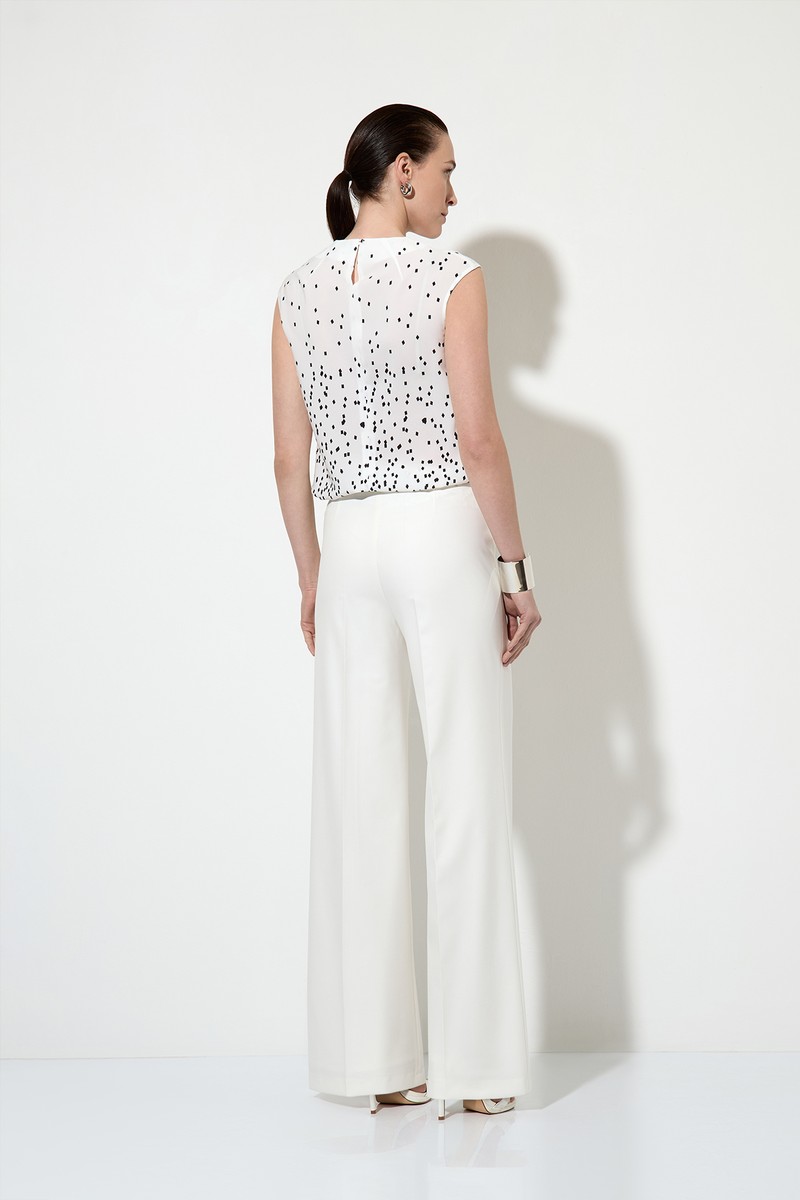 Брюки VASSA&Co, пол женский, цвет белый, фото №4