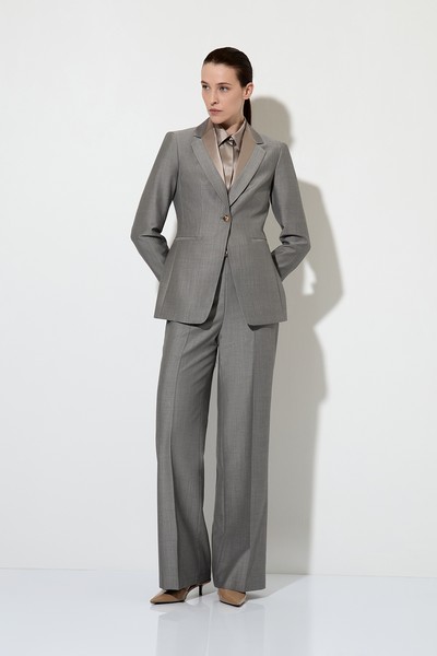 Брюки VASSA&Co, пол женский, цвет серый, фото №2