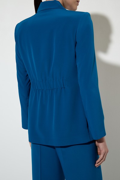 Jacket with back pleat VASSA&Co, пол female, цвет голубой, фото №5