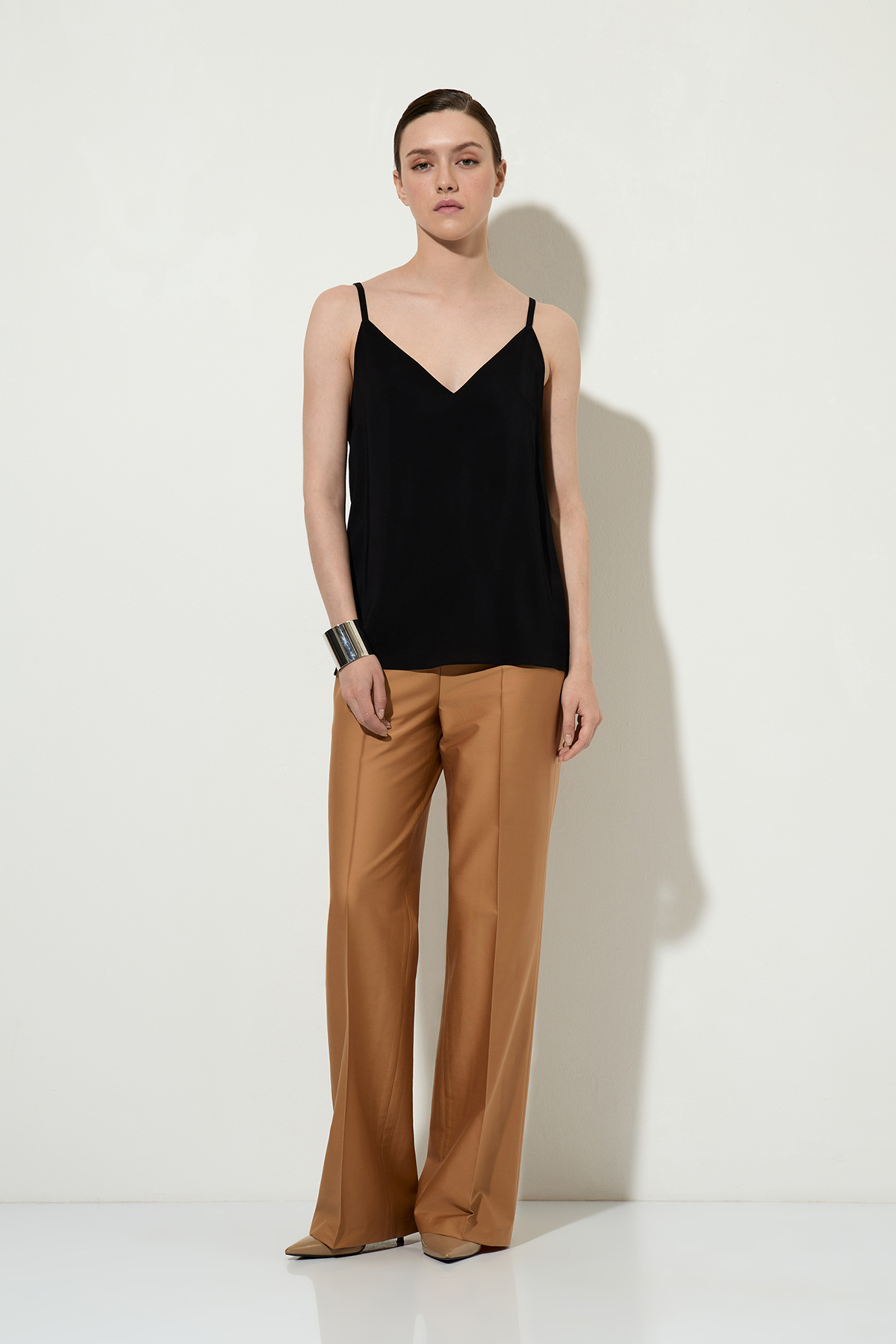 Базовый топ VASSA&Co, пол женский, цвет черный