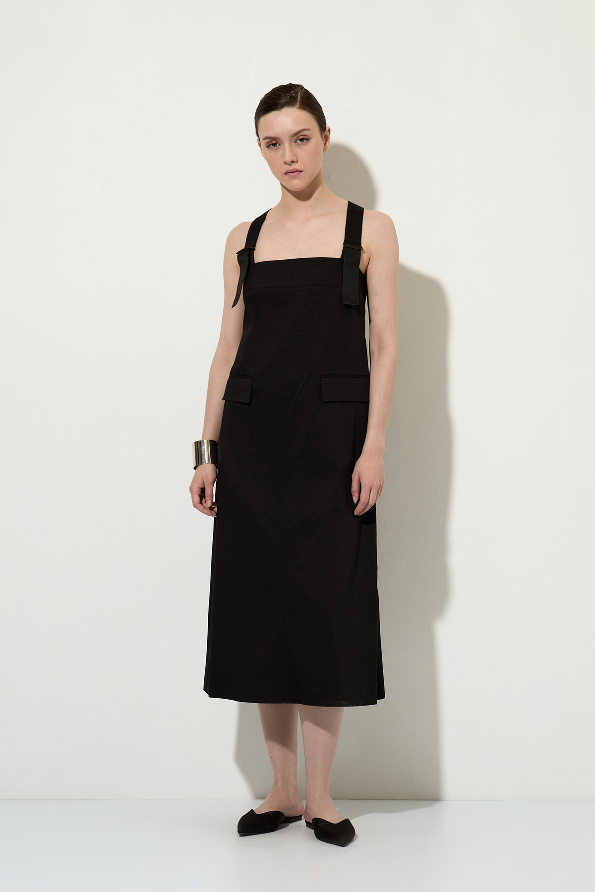 Платье-сарафан , пол женский, цвет черный, фото №7