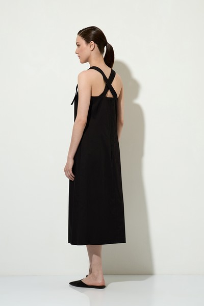 Платье-сарафан , пол женский, цвет черный, фото №3