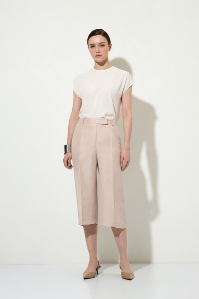 Блузка со спущенной линией плеча VASSA&Co, пол женский, цвет белый, фото №3