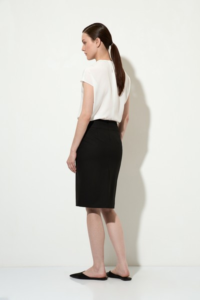 Юбка-карандаш VASSA&Co, пол female, цвет black, фото №2