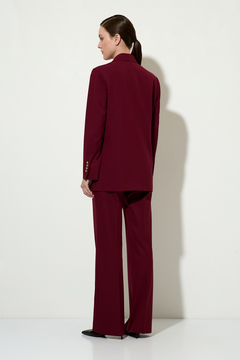 Однобортный жакет female ЖАКЕТ VASSA&Co Burgundy 3