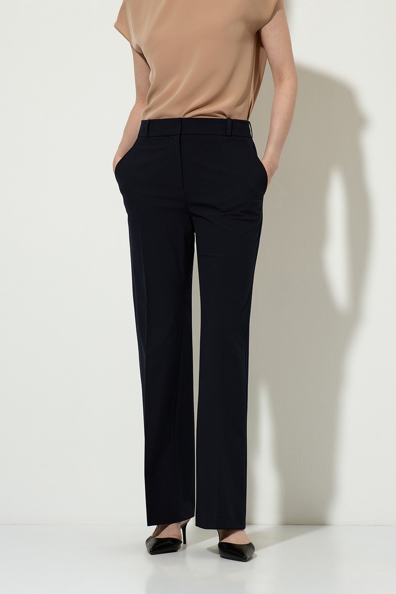 Брюки VASSA&Co, пол женский, цвет синий, фото №3