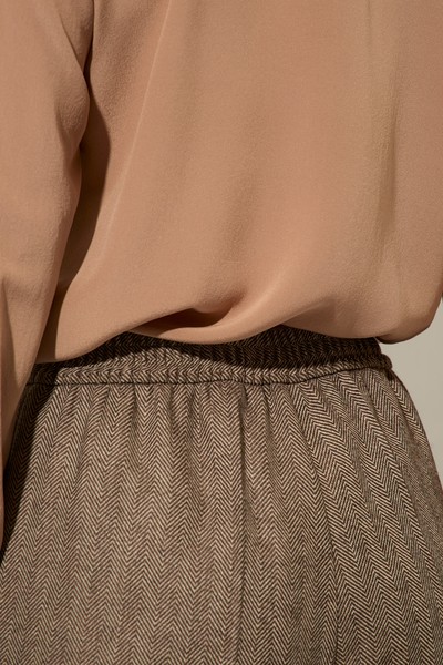 Брюки прямого кроя VASSA&Co, пол female, цвет brown, фото №5