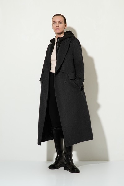 Зауженные брюки с молниями VASSA&Co, пол женский, цвет черный, фото №3