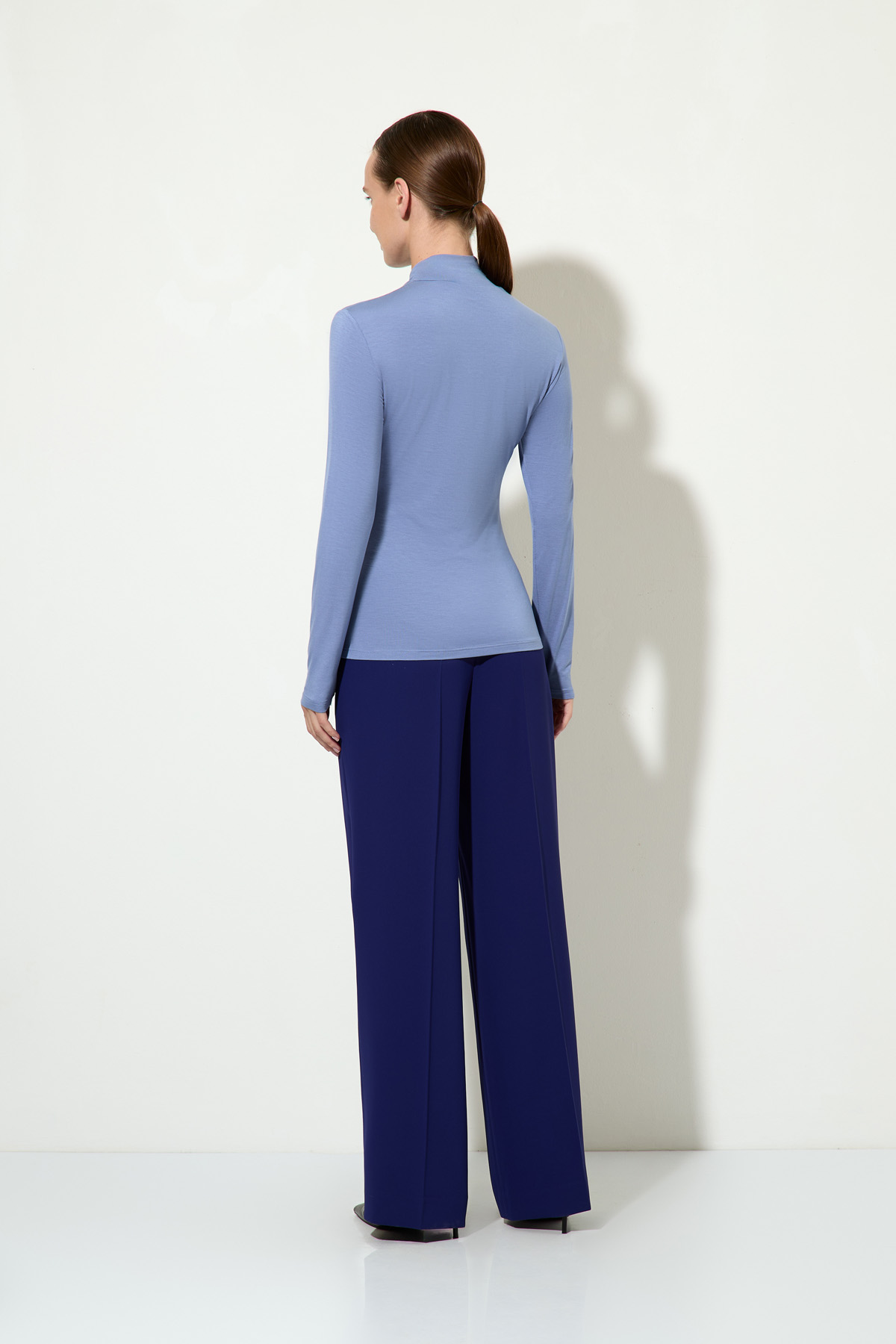 Водолазка VASSA&Co, пол женский, цвет голубой