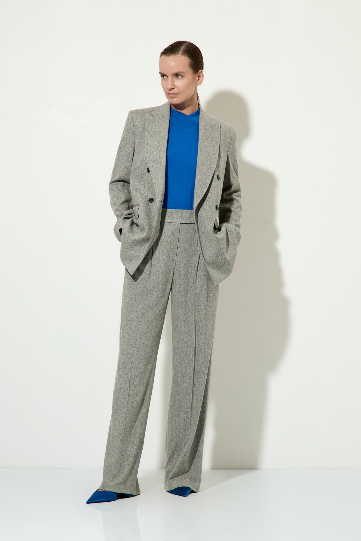 Водолазка VASSA&Co, пол женский, цвет синий