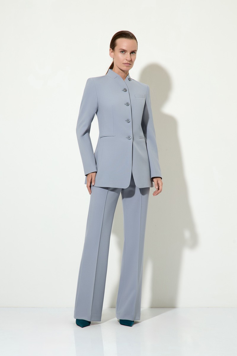 Trousers female БРЮКИ VASSA&Co Синий 2
