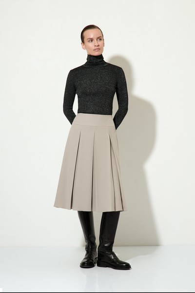 Юбка VASSA&Co, пол женский, цвет коричневый, фото №2