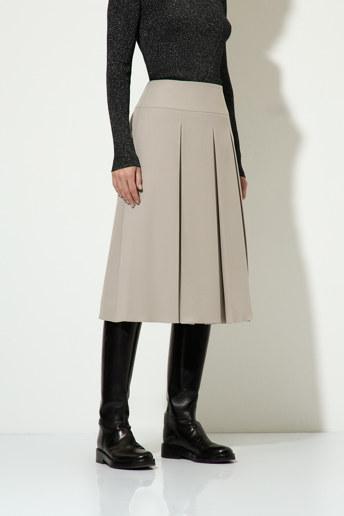 Юбка VASSA&Co, пол женский, цвет коричневый