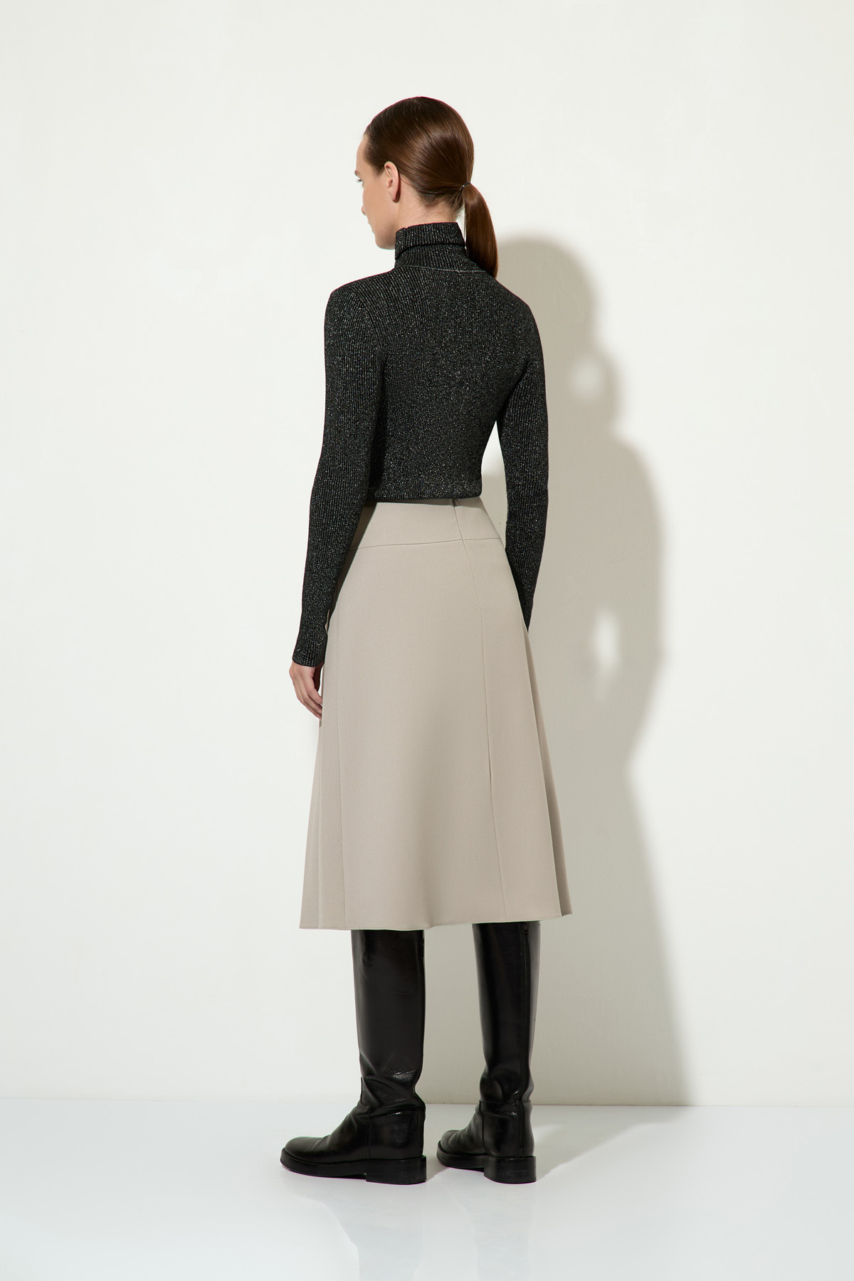 Юбка VASSA&Co, пол женский, цвет коричневый