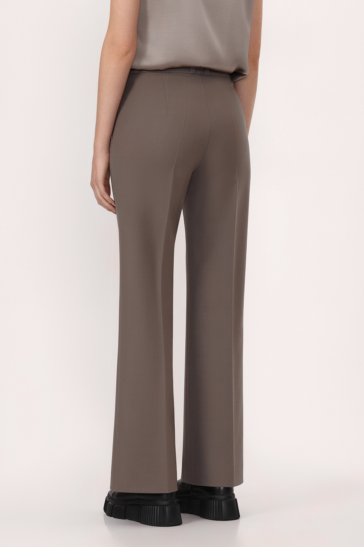 Брюки VASSA&Co, пол женский, цвет коричневый