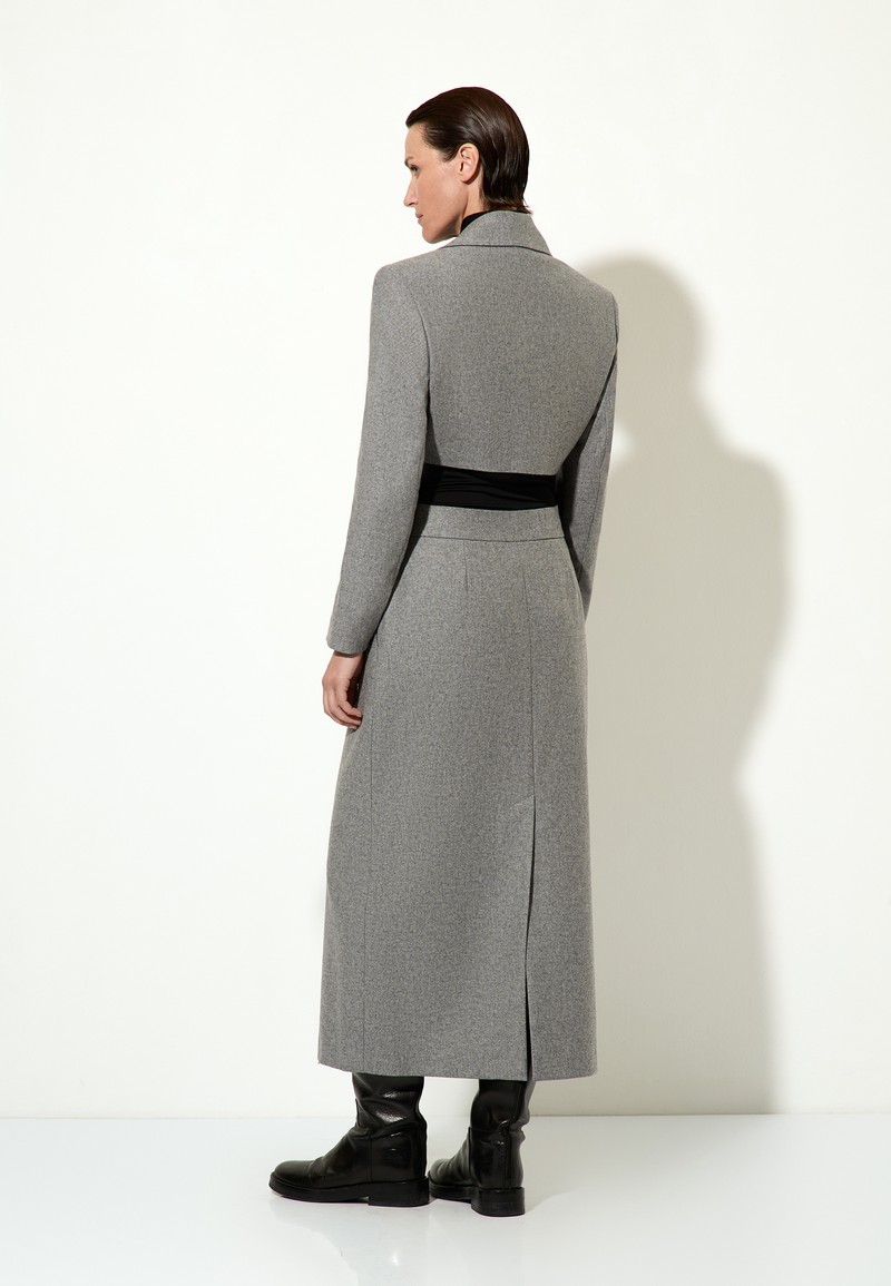 Жакет с укороченной спинкой VASSA&Co, пол женский, цвет серый, фото №3