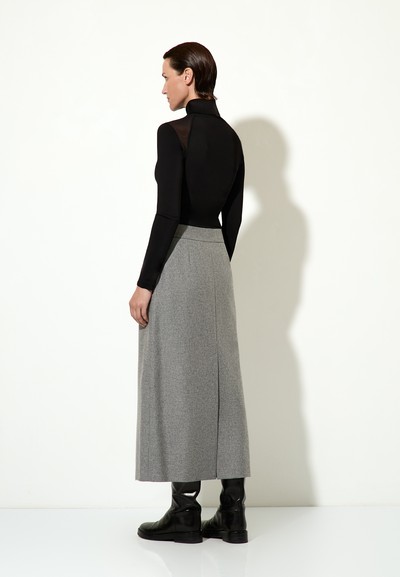 Skirt VASSA&Co, пол female, цвет серый, фото №3