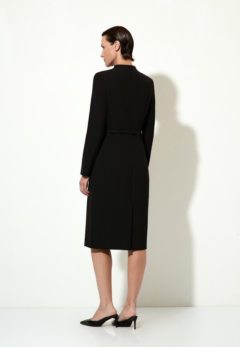 Платье VASSA&Co, пол женский, цвет черный, фото №3