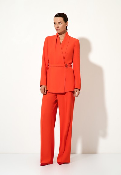 Жакет с акцентной деталью VASSA&Co, пол женский, цвет красный, фото №3