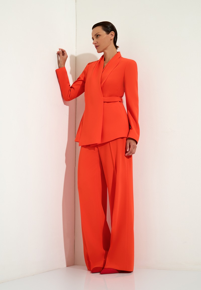 Жакет с акцентной деталью VASSA&Co, пол female, цвет red, фото №5