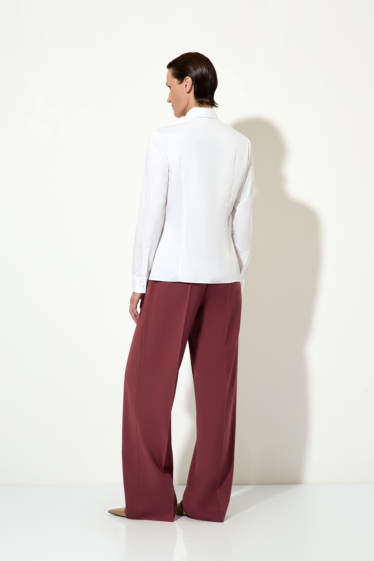 Блузка хлопковая VASSA&Co, пол female, цвет white