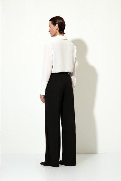 Блузка с контрастными вставками VASSA&Co, пол female, цвет white, фото №4