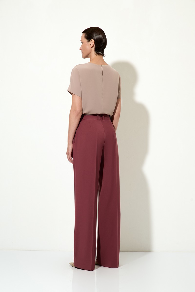 Брюки female БРЮКИ VASSA&Co Burgundy 3