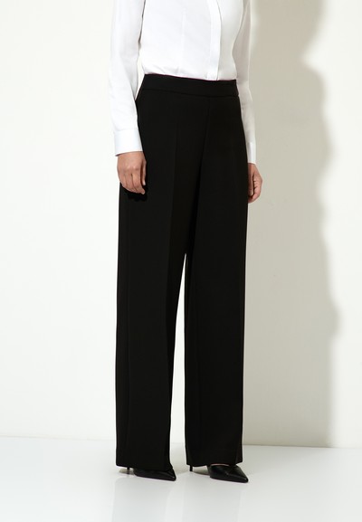 Брюки черные VASSA&Co, пол женский, цвет черный, фото №2