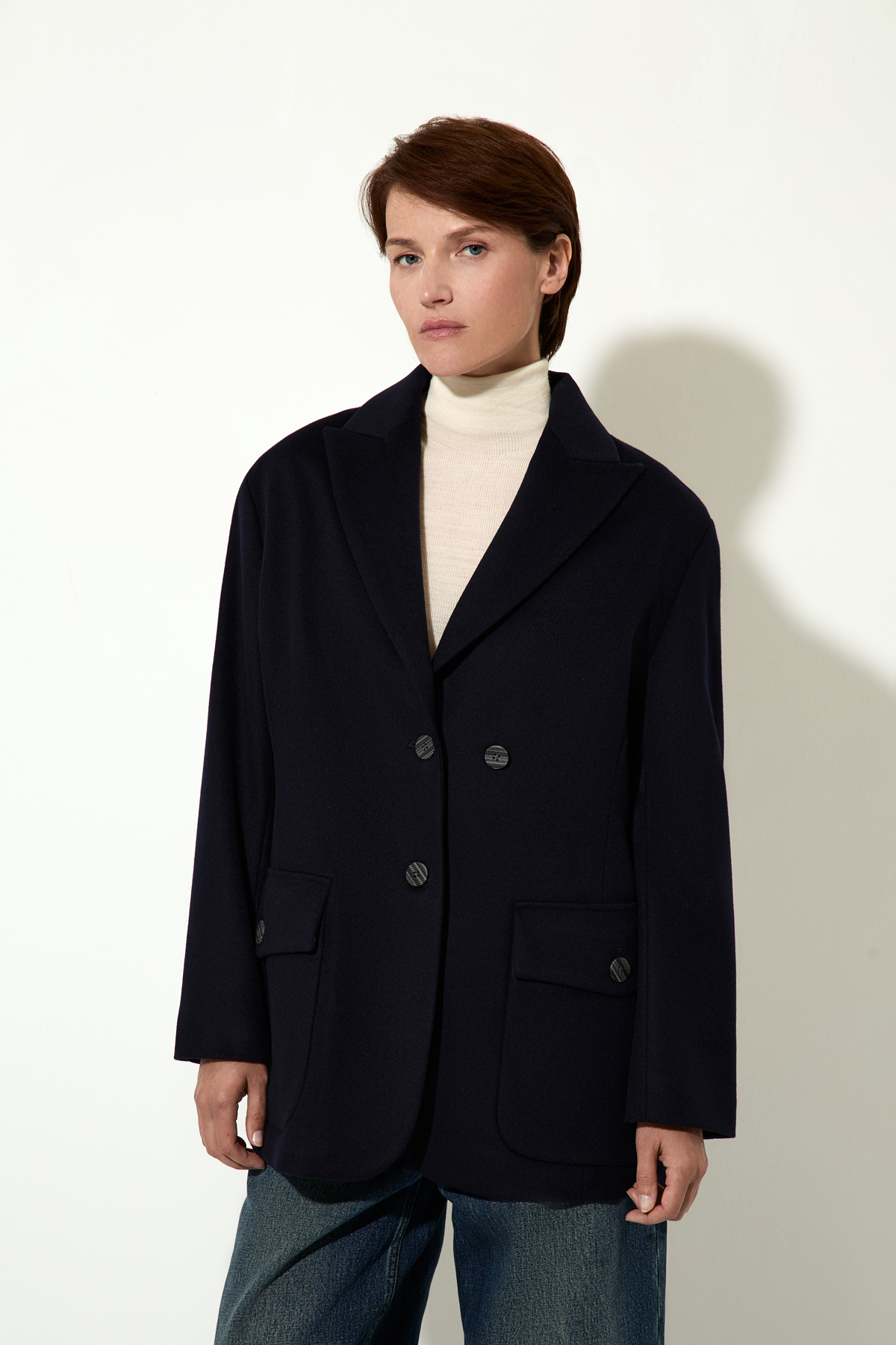 Жакет женский VASSA CODE, пол female, цвет синий