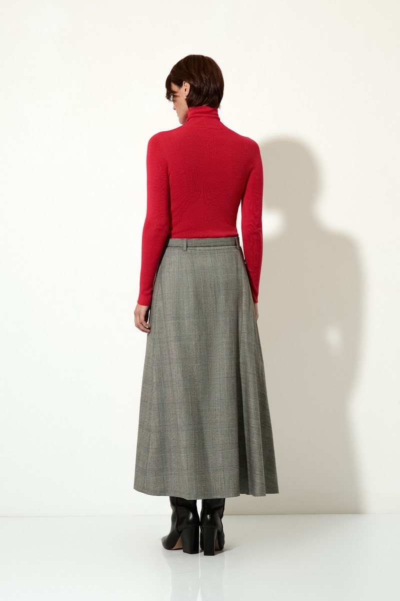 Юбка женская VASSA CODE, пол женский, цвет серый, фото №3