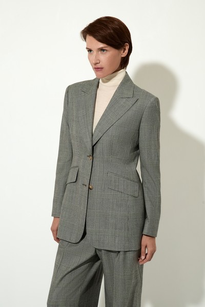 Жакет женский VASSA CODE, пол женский, цвет серый, фото №4