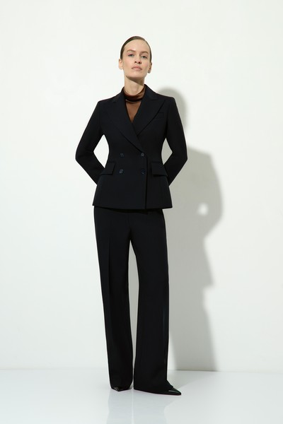 Жакет приталенного силуэта VASSA&Co, пол женский, цвет синий, фото №8