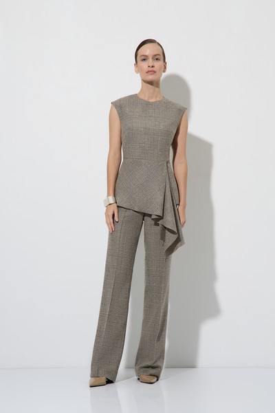 Жилет с акцентной деталью VASSA&Co, пол женский, цвет коричневый, фото №2