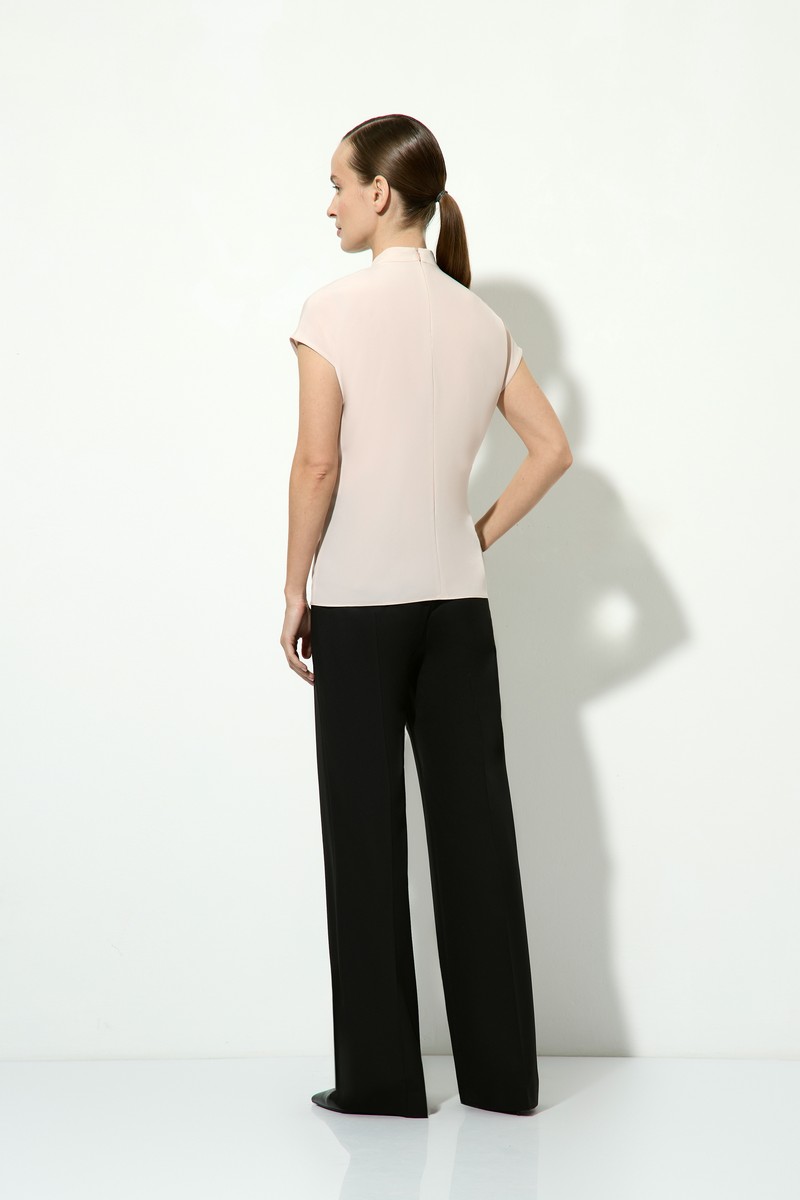 Блузка с эффектом многослойности VASSA&Co, пол женский, цвет розовый, фото №4