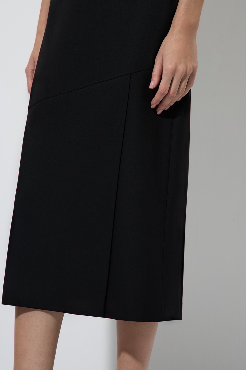 Юбка-миди с разрезом VASSA&Co, пол женский, цвет черный, фото №4