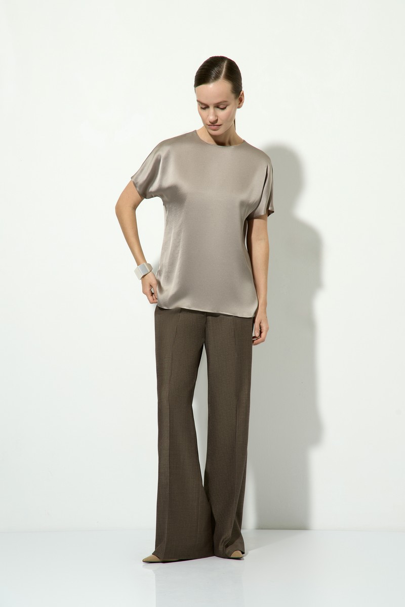 Blouse VASSA&Co, пол female, цвет Серый, фото №3
