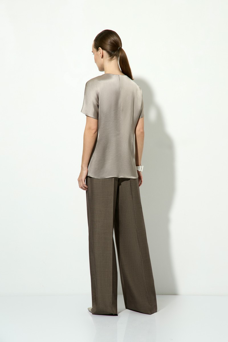 Blouse VASSA&Co, пол female, цвет Серый, фото №4
