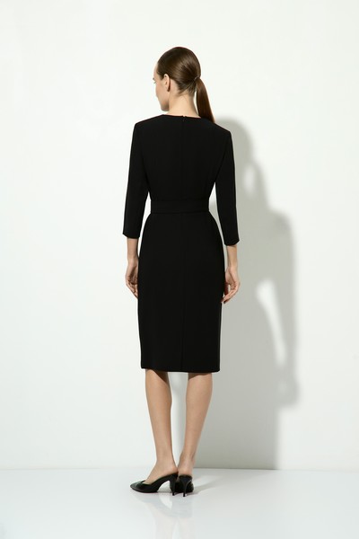 Платье-футляр VASSA&Co, пол женский, цвет черный, фото №2