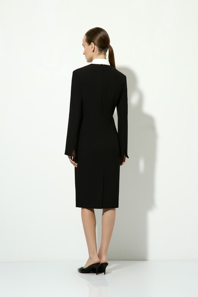 Платье VASSA&Co, пол женский, цвет черный, фото №3