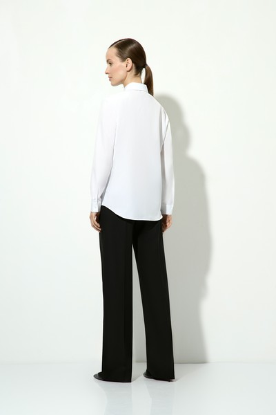 Блузка с длинным рукавом VASSA&Co, пол женский, цвет белый, фото №3