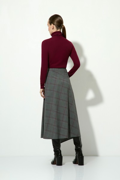 Водолазка из натуральной шерсти VASSA CODE, пол женский, цвет бордовый, фото №2