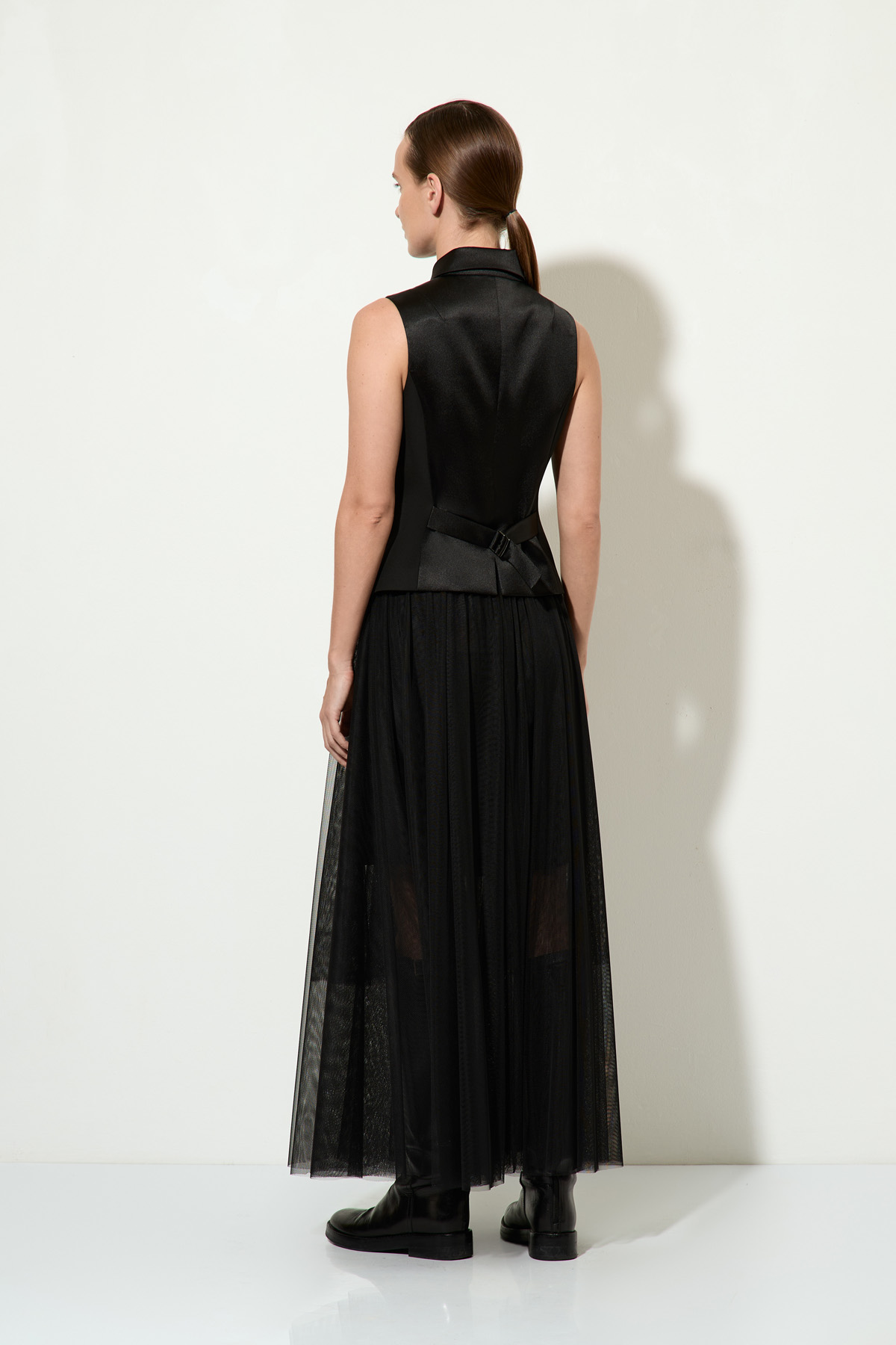 Юбка-макси VASSA&Co, пол женский, цвет черный