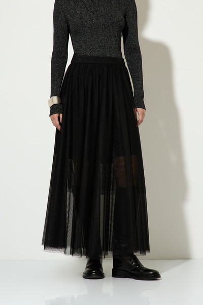 Юбка-макси VASSA&Co, пол женский, цвет черный, фото №3