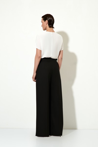 Блузка белая VASSA&Co, пол женский, цвет белый, фото №3