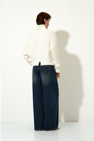 Джемпер женский VASSA CODE, пол female, цвет white, фото №3