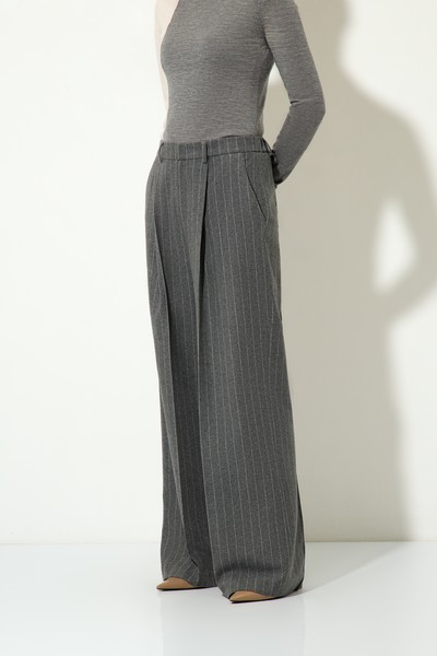 Брюки женские VASSA&Co, пол женский, цвет серый, фото №3