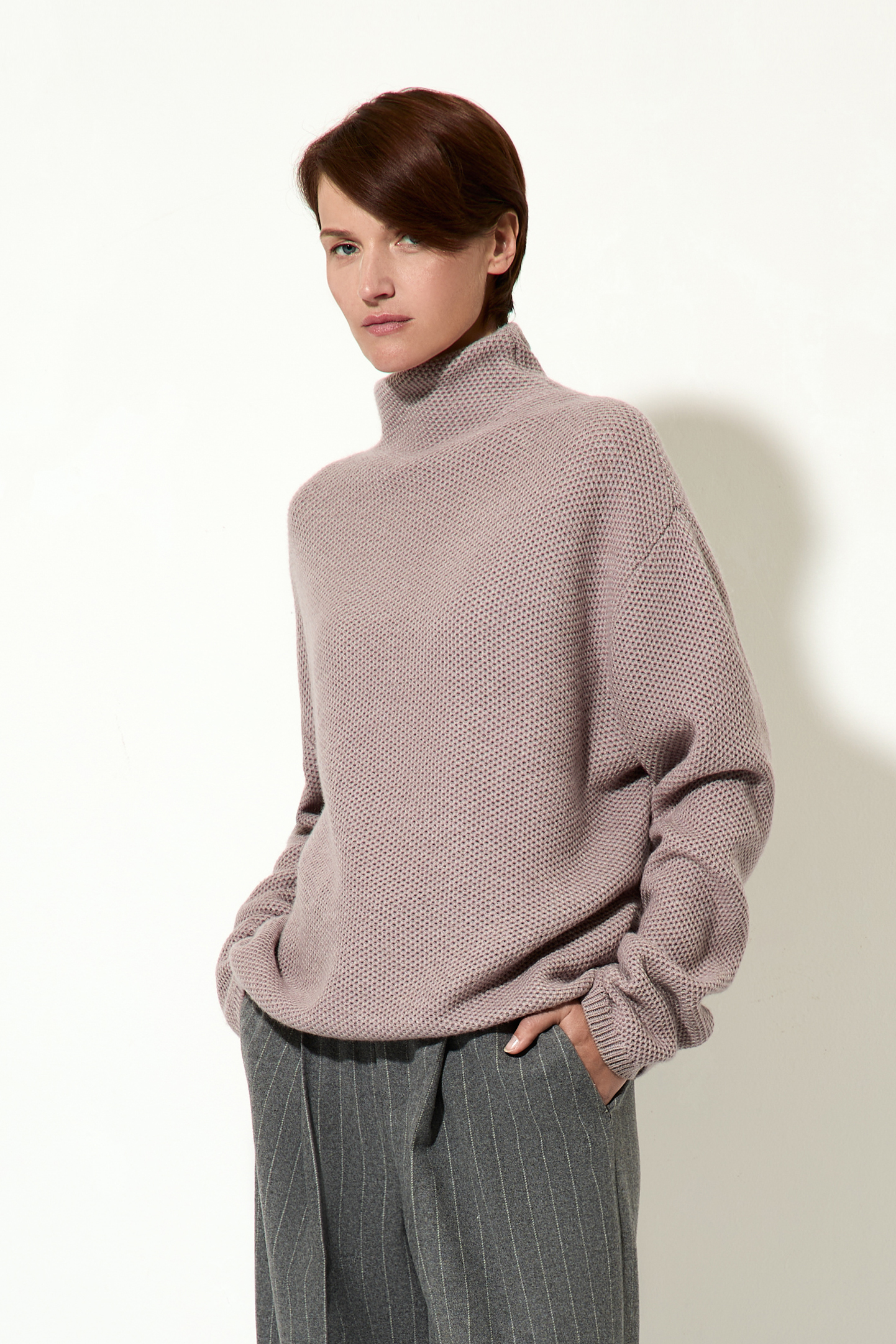 Джемпер женский VASSA CODE, пол female, цвет purple