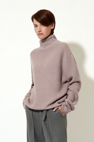 Джемпер женский VASSA CODE, пол female, цвет purple, фото №2