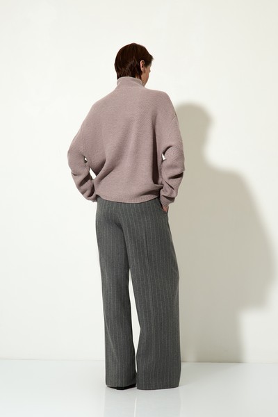 Джемпер женский VASSA CODE, пол female, цвет purple, фото №3