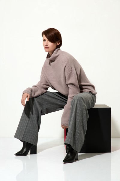 Джемпер женский VASSA CODE, пол female, цвет purple, фото №5